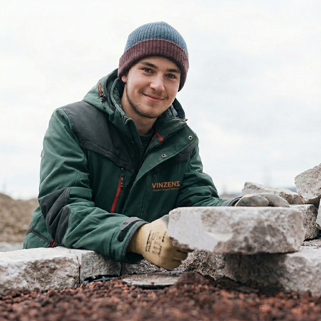 Auszubildender Vinzenz Garten- und Landschaftsbau